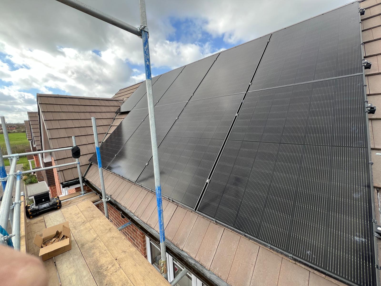 Solar panel installation by Cozy Home Solutions 11 of 11