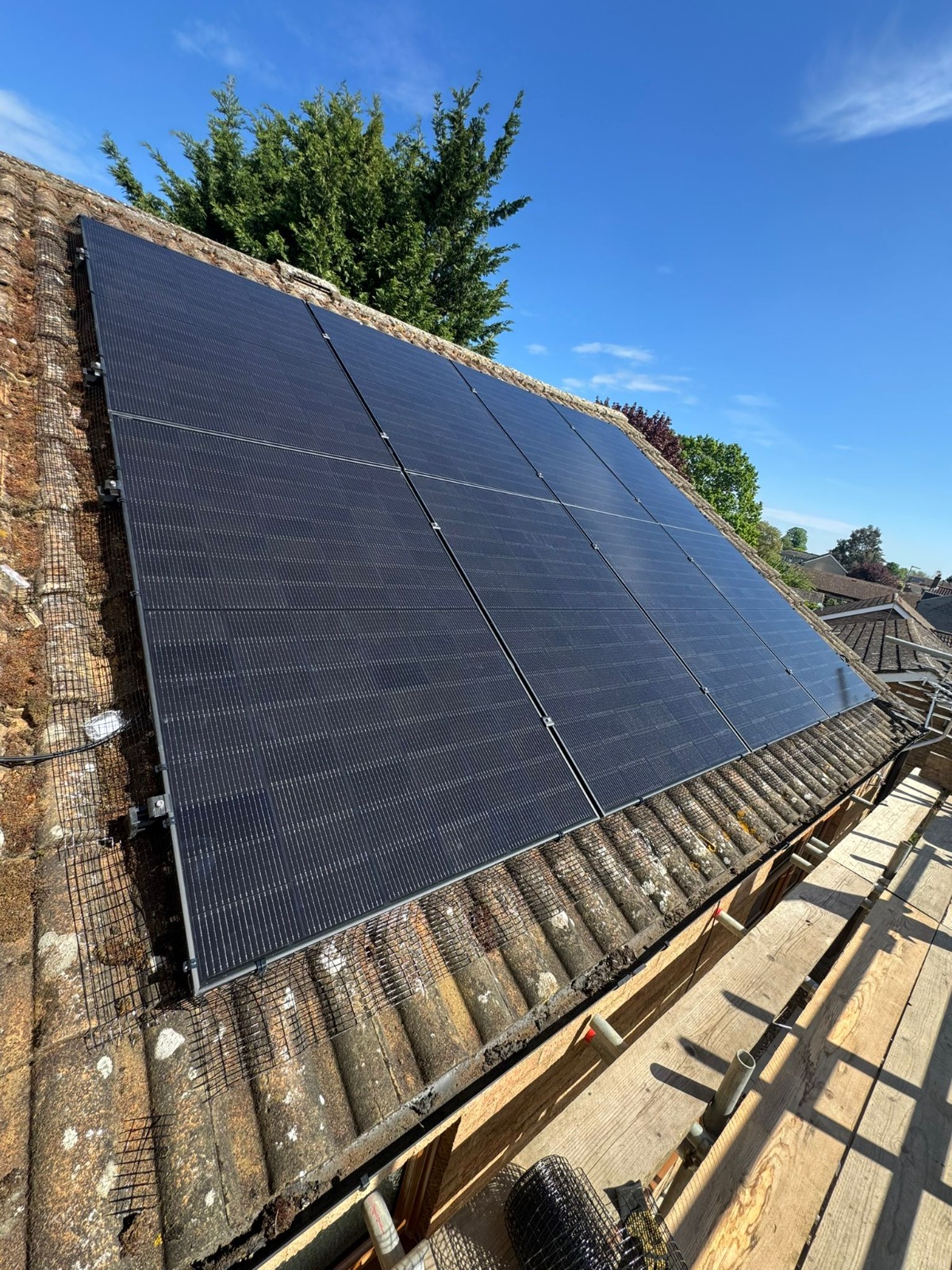 Solar panel installation by Cozy Home Solutions 8 of 11