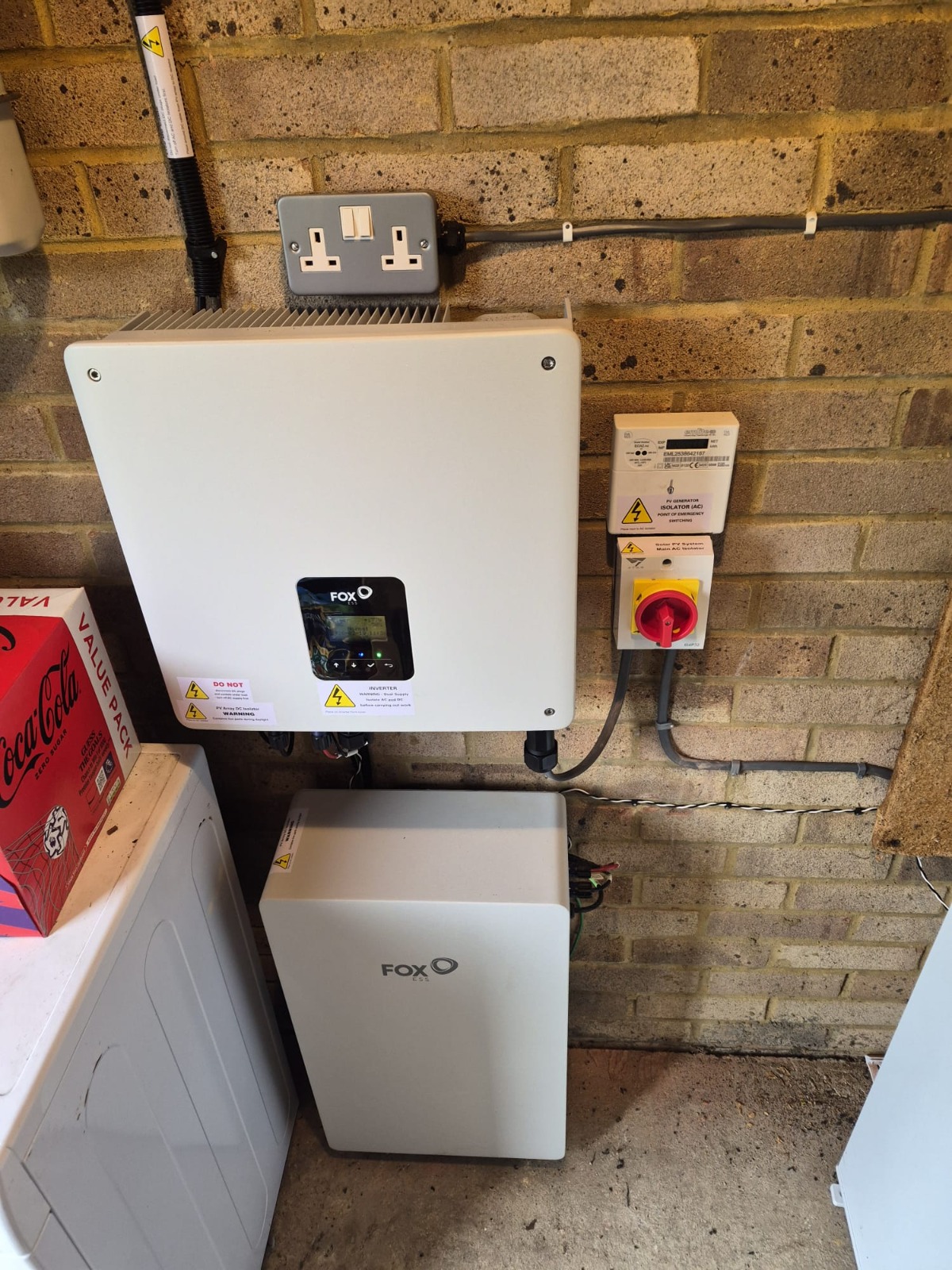 Fox ESS battery storage installation by Cozy Home Solutions 8 of 8