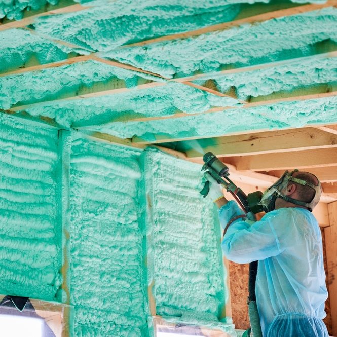 spray foam installation